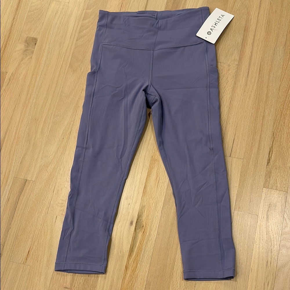Athleta Capri Lavender Leggings NWT